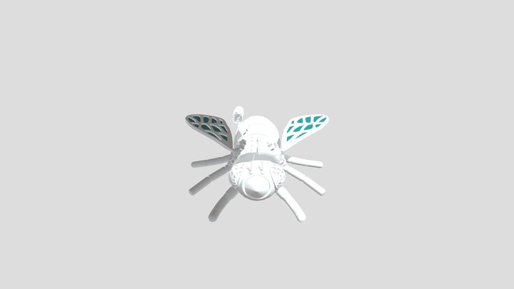 Bee War Machine Model 3D Model