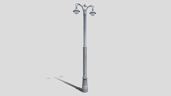 Moscow Lamp Post 3D Model