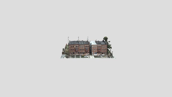 Rowhouse 3D Model
