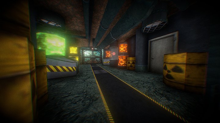 Secret Lab | PS1 Environment 3D Model