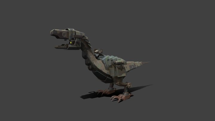 Dinosaur Robo 3D Model