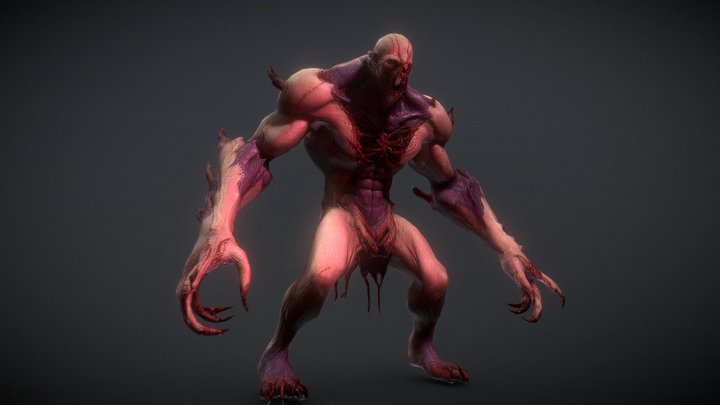 Horror_Game_ Charchter 3D Model