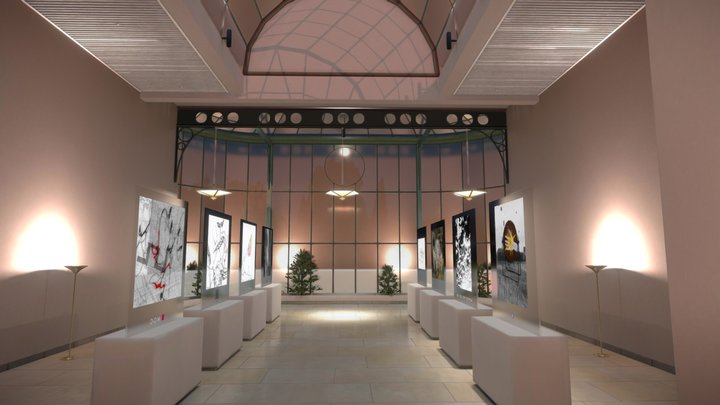 Conservatory Scene 3D Model