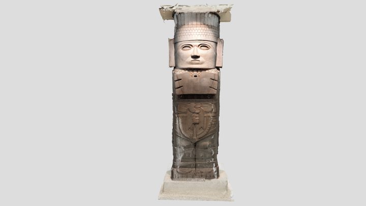 Museum Station Pillar 3D Model