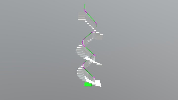 HANDRAIL 190625 SKETCHFAB 3D Model