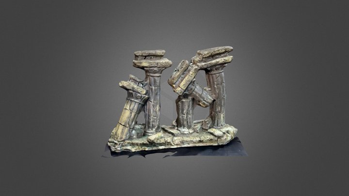 Small statue in a restaurant 3D Model