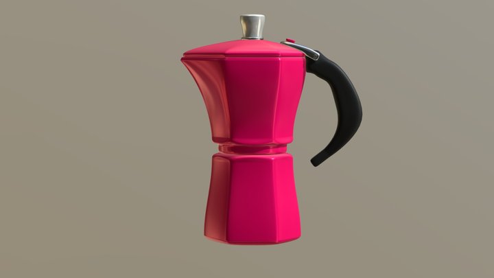 Moka Pot - Coffee Machine 3D Model