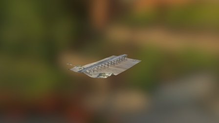 Steetly Magnasite Works Pier, Crimdon 3D Model