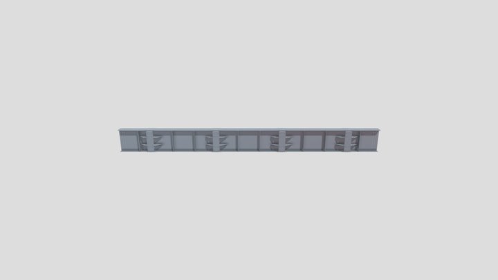Балка Средняя П3а 3D Model