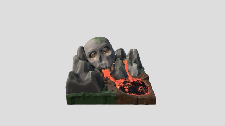 The Mystery Skull 3D Model
