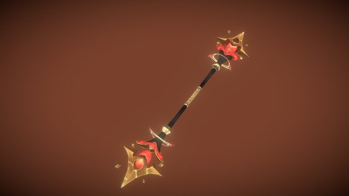 [Student Work] Lux - Arcana Staff 3D Model