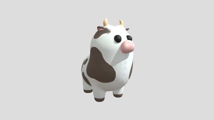 CARTOON Cow 3D Model