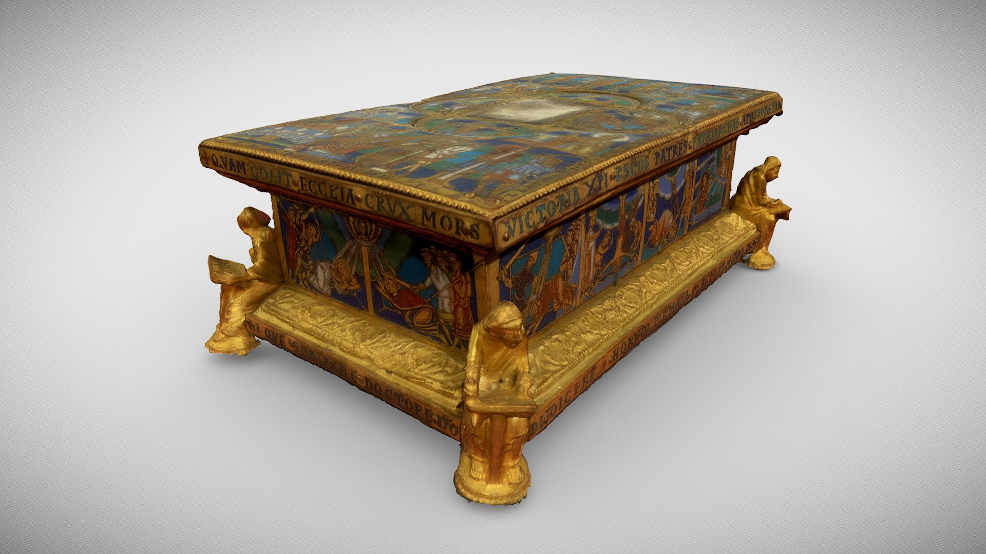 Portable altar Abbey Saint Remacle - Buy Royalty Free 3D model by ...