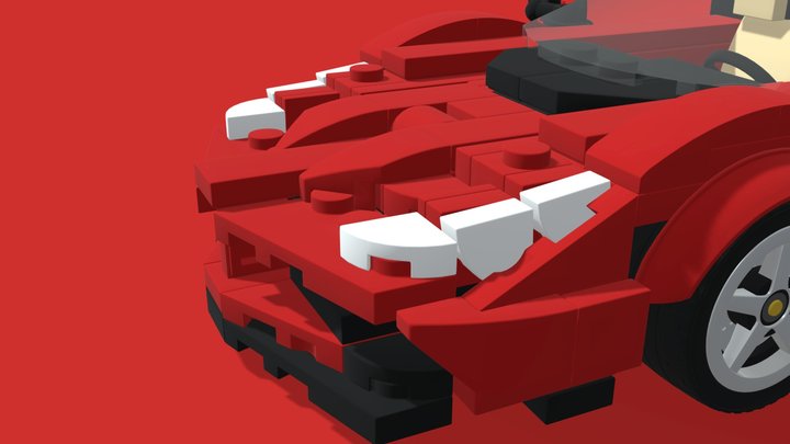 Lego Ferrari LaFerrari 3D Model