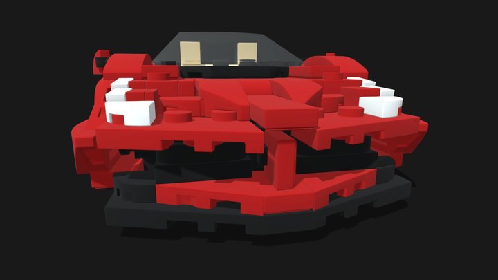Lego Ferrari LaFerrari 3D Model