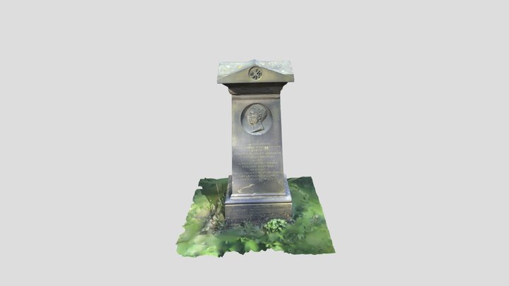 Grave Memorial Working 1 3D Model