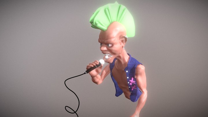 Punk SF 3D Model