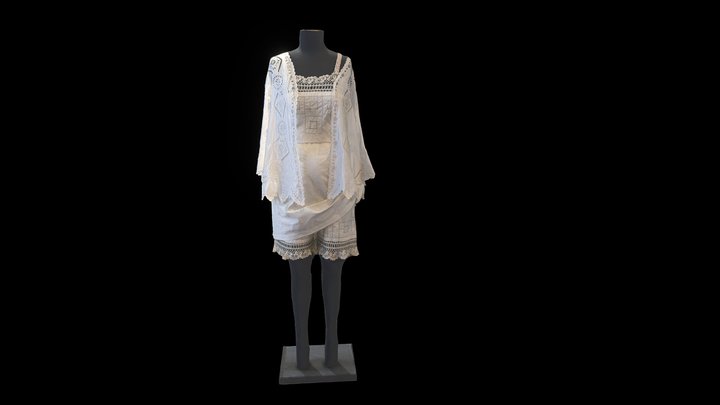 Dress 6 - Lyceum Club of Greek Women - Chania 3D Model