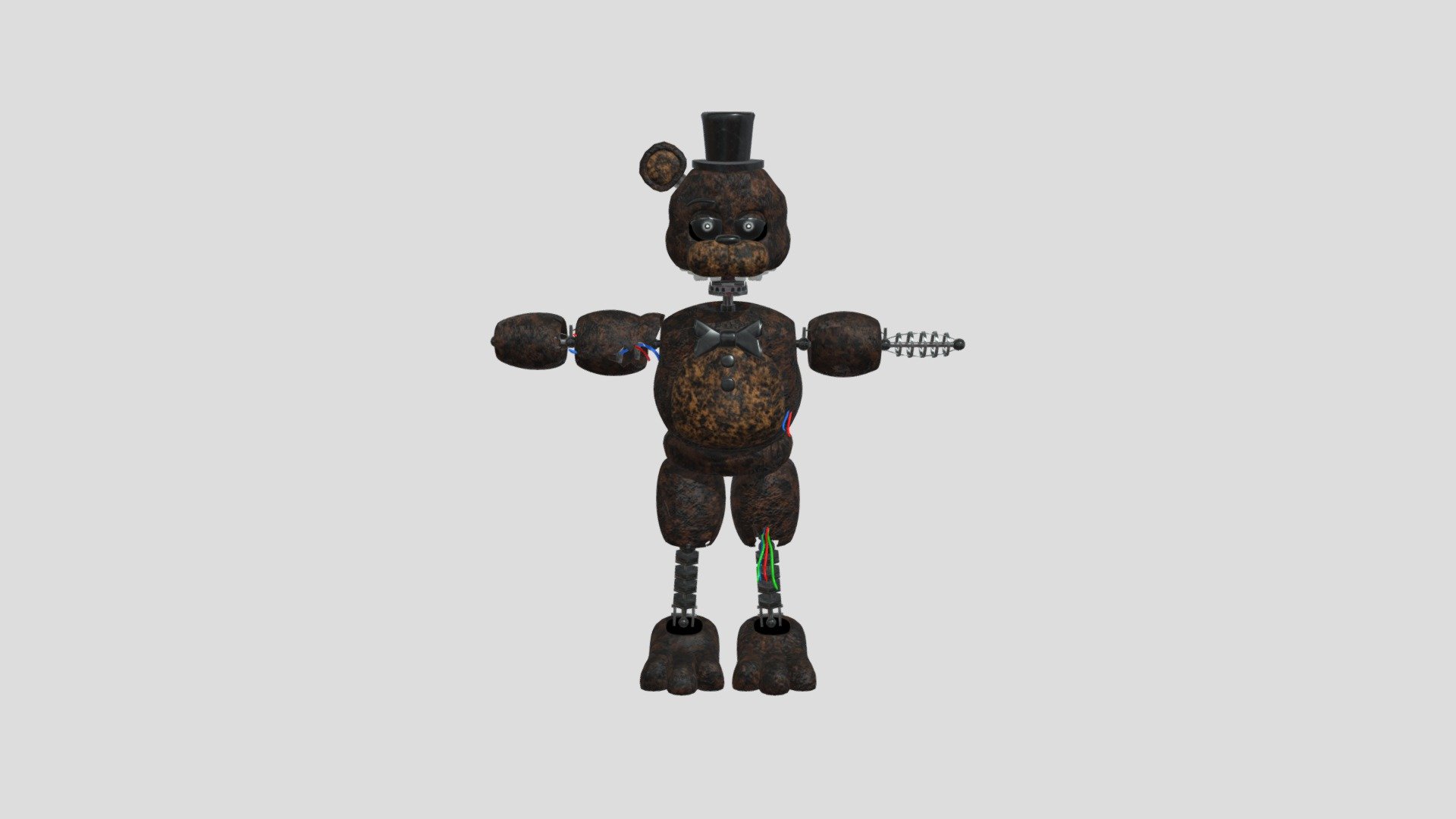 Ignited Freddy + Golden Freddy - Download Free 3D model by skylajade69 ...