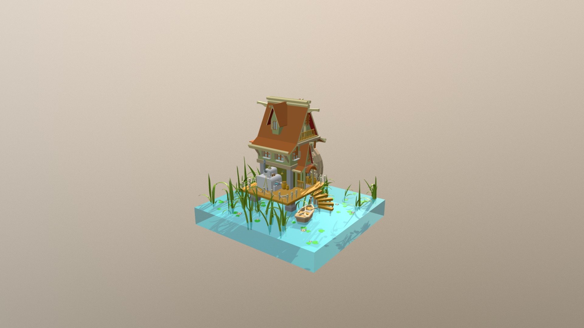 River House without tiles