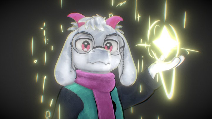 Ralsei 3D models - Sketchfab