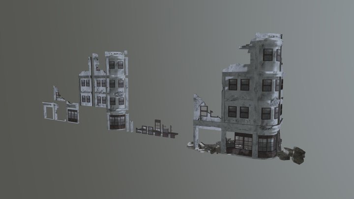 Modular Building 02 3D Model