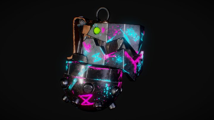 Jinx Arcane grenade 3D Model