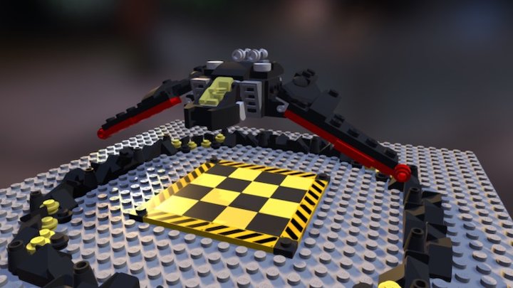 LEGO Mini Batwing 3D Model