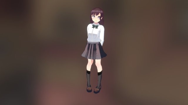 Roblox Meshs A 3d Model Collection By Yonderedev Yonderedev Sketchfab - roblox high school girl outfit school girl outfit