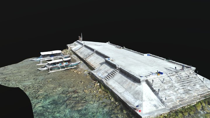 PH LAPULAPU CITY - MACTAN, ANGASIL PORT 3D Model