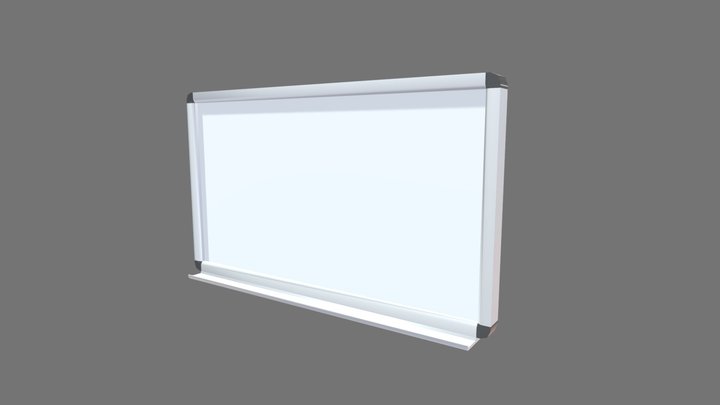 Dry Erase Board 3D Model