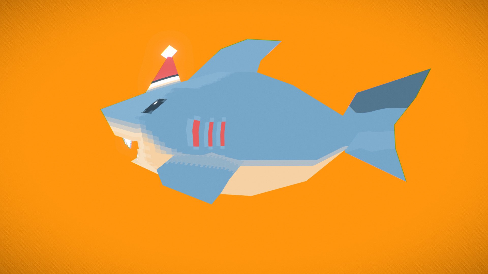 christmas shark