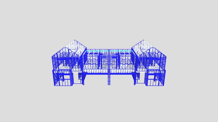 PROJECT#1008 - DOUBLE STOREY TOWNHOUSE - CROYDON 3D Model