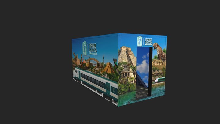 Tren Maya 3D Model