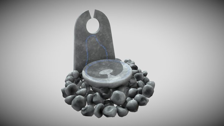 Stone Altar 3D Model