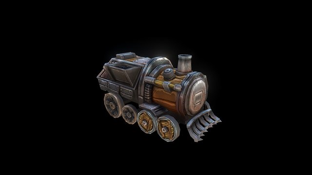Dwarf Wagon 3D Model