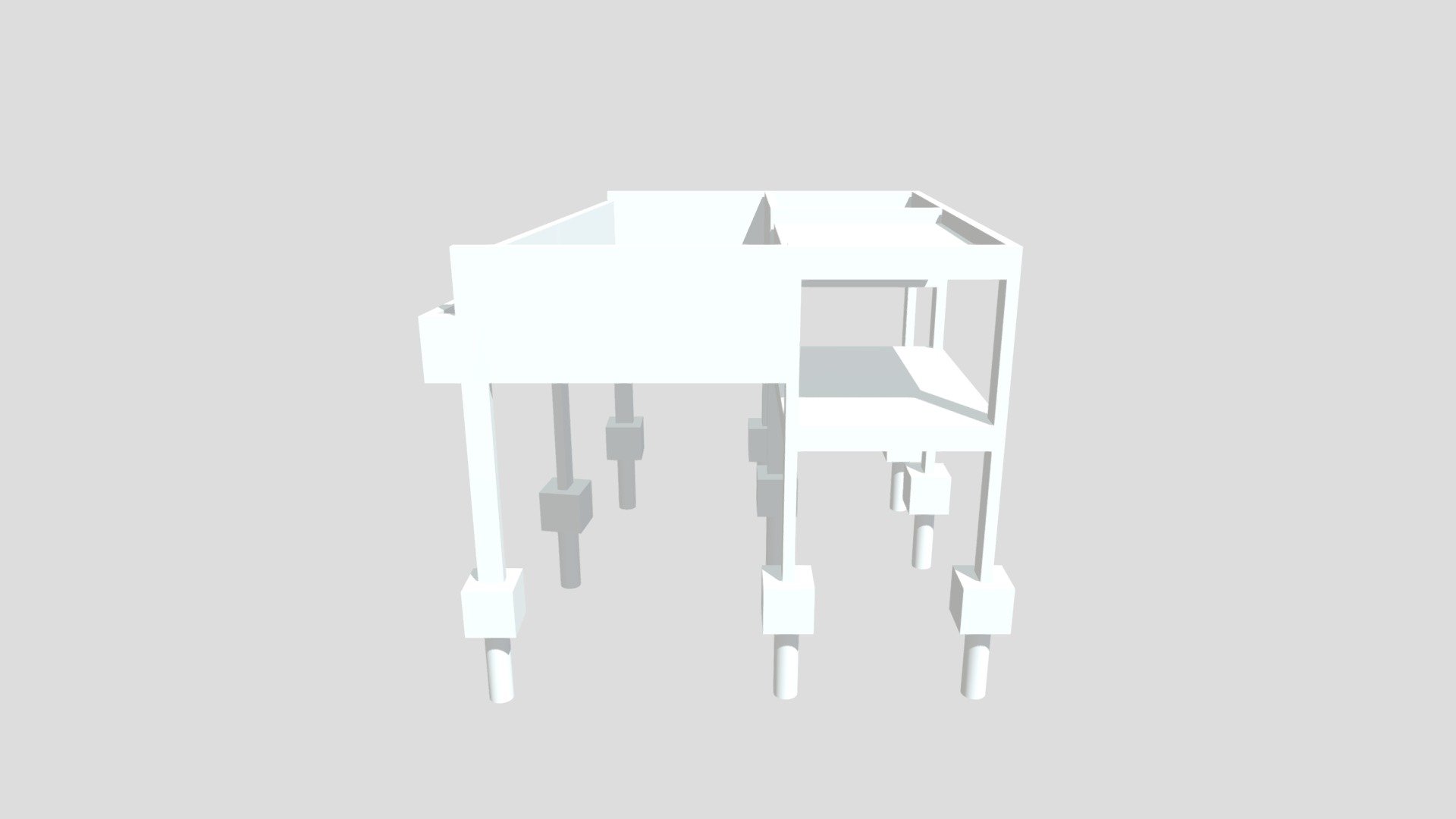 Estrutura 3D - Piscina