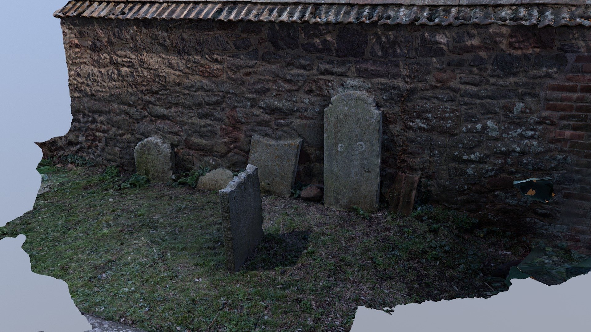 Graveyard photogrammetry test COLMAP and OpenMVS