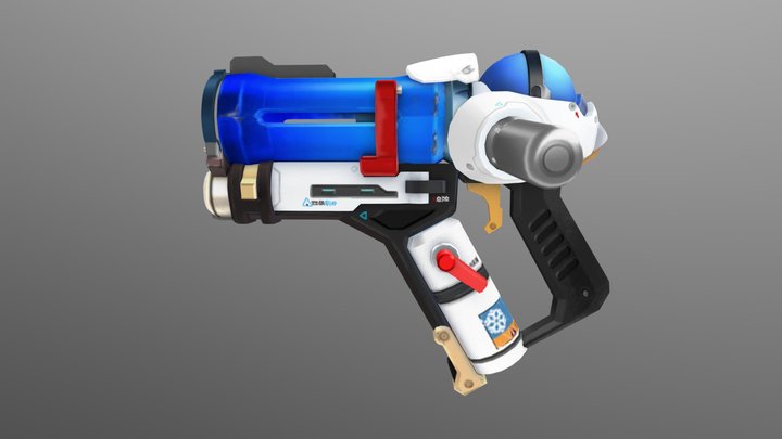 Mei Blaster For Mobile 3D Model