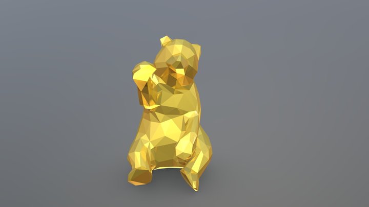 LowPolyBear 3D Model