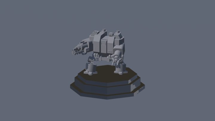 Dreadnought Warhammer 3D Model