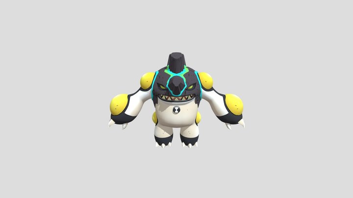Enhanced Cannonbolt ben 10 3D Model