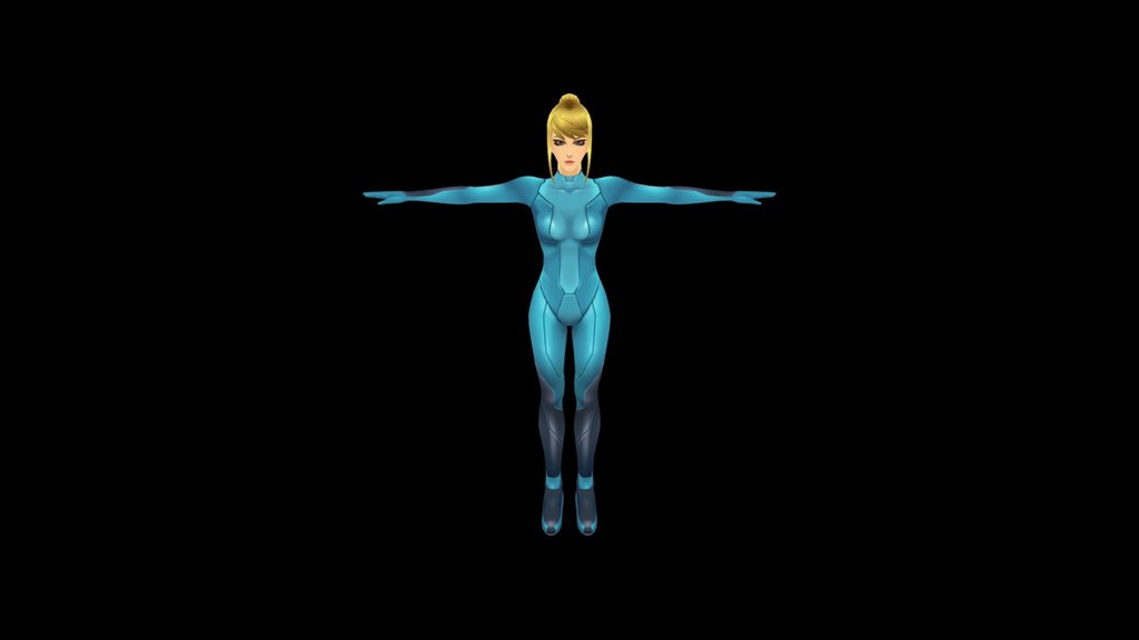 Metroid Prime 3 Zero Suit Samus