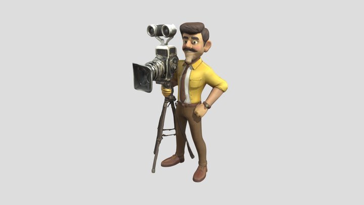 Kameramen 3D Model