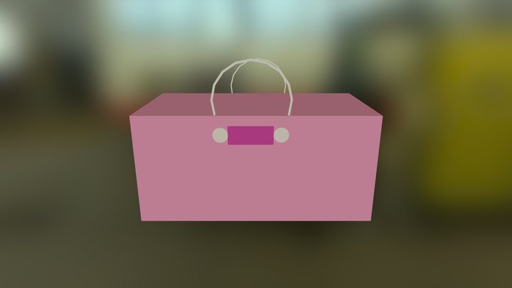 Gift Box Handle 3D Model