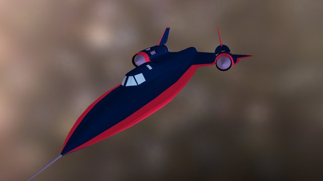 SR-71 Blackbird 3D Model