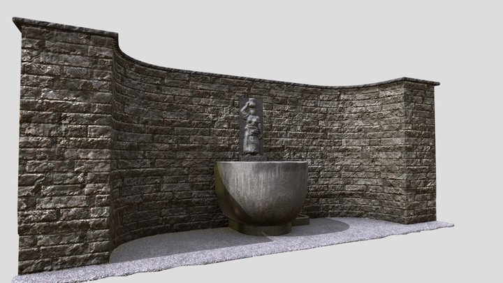 Fountain 238 Zurich 3D Model