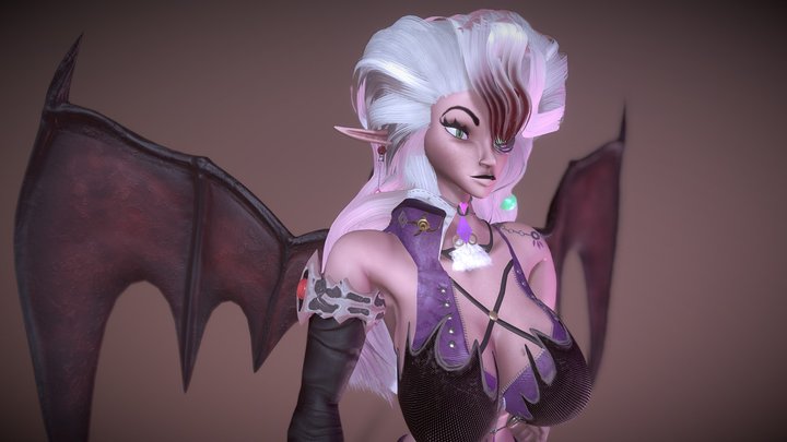 Twisted Charm the Succubus 3D Model