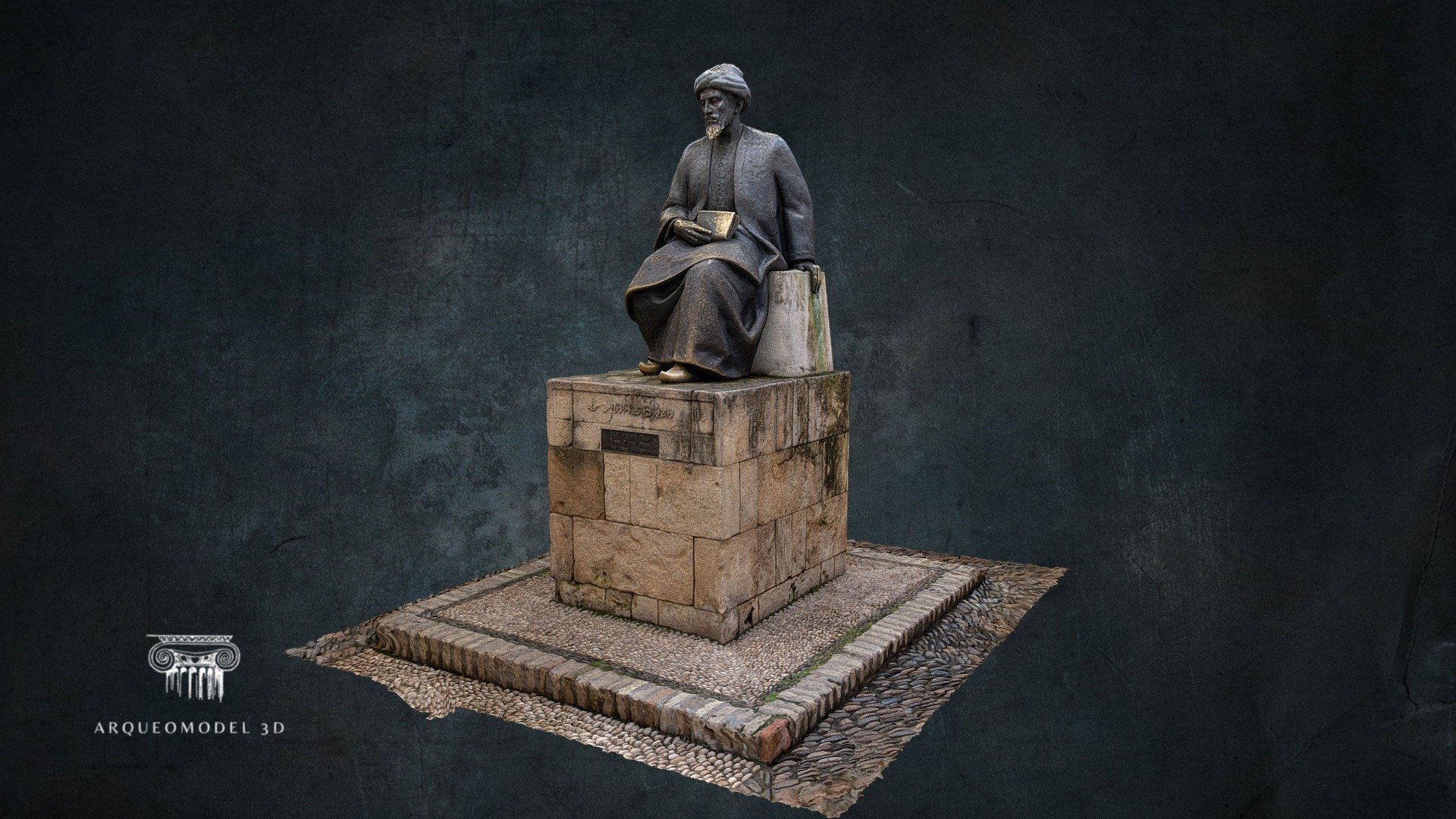 Escultura Maimónides | CORDOBA - SPAIN - Buy Royalty Free 3D model by ...