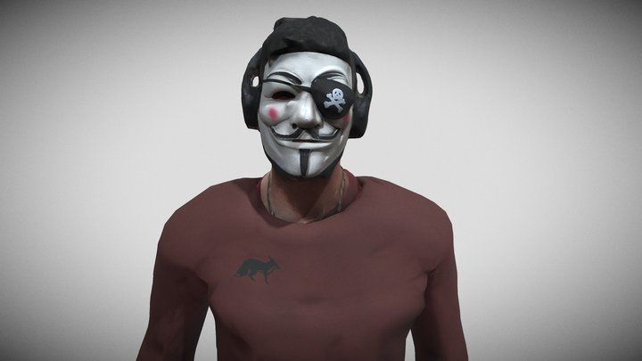 GTA 5 - ANONYMOUS MASK 